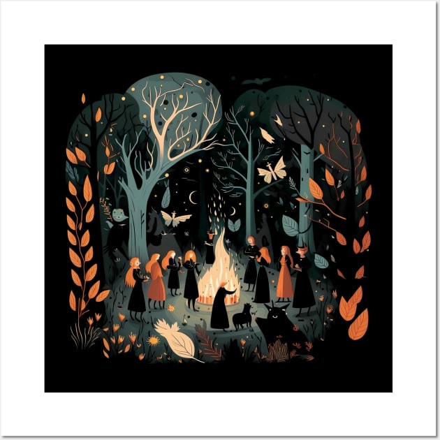 Coven of Witches Wall Art by Lolebomb